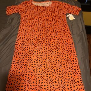 NWT LuLaRoe Julia dress geometric print size 3X